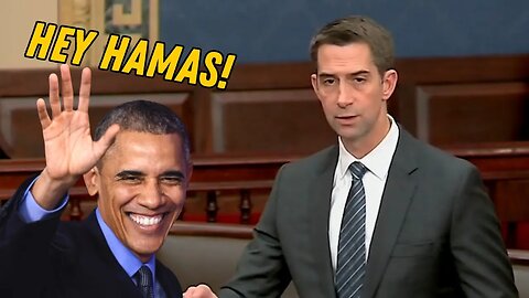 Tom Cotton WRECKS Barack Obama for Enabling Hamas Attack