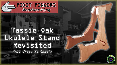 Making a Tassie Oak Ukulele Stand