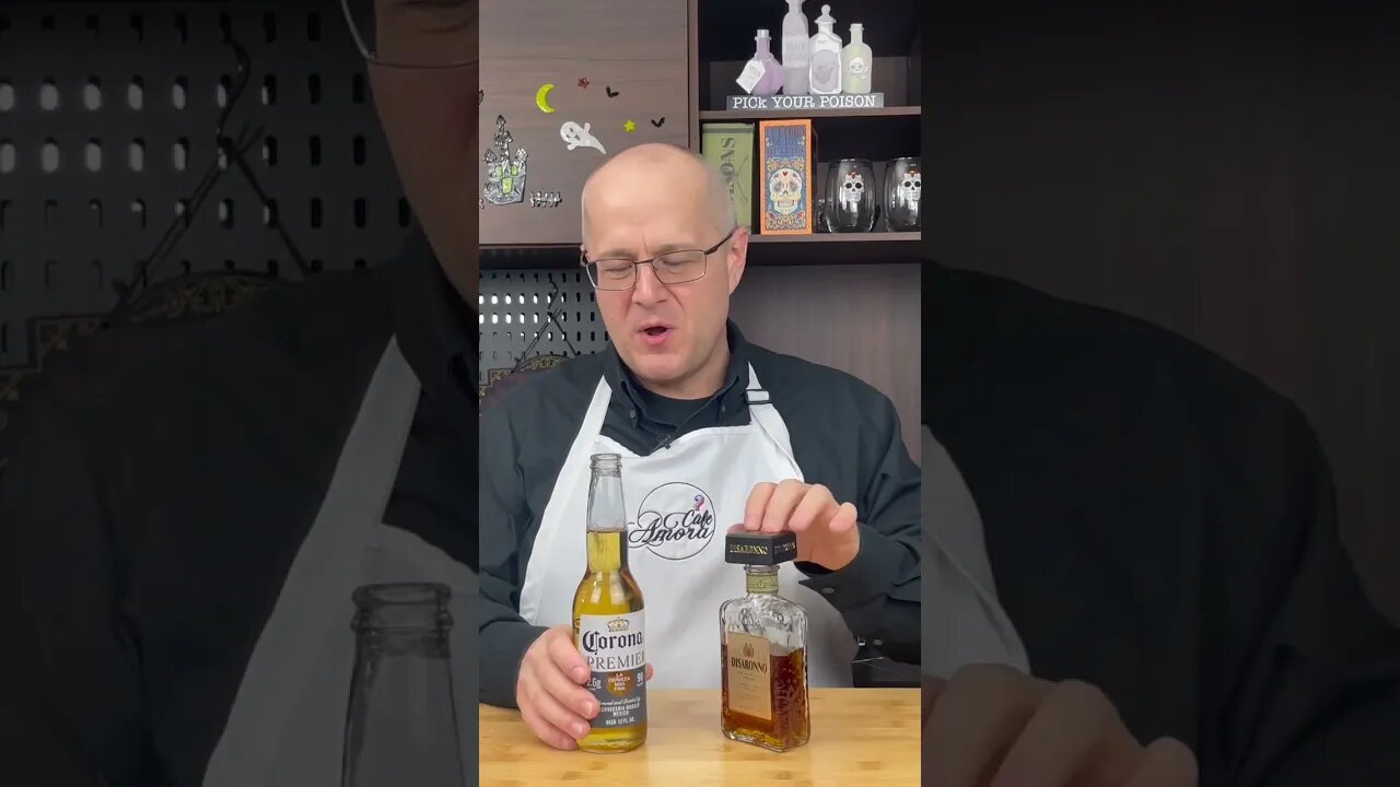 Tastes Like #DrPepper?! A #Disaronno #Corona Beer Cocktail! I mix Corona beer with Disaronno