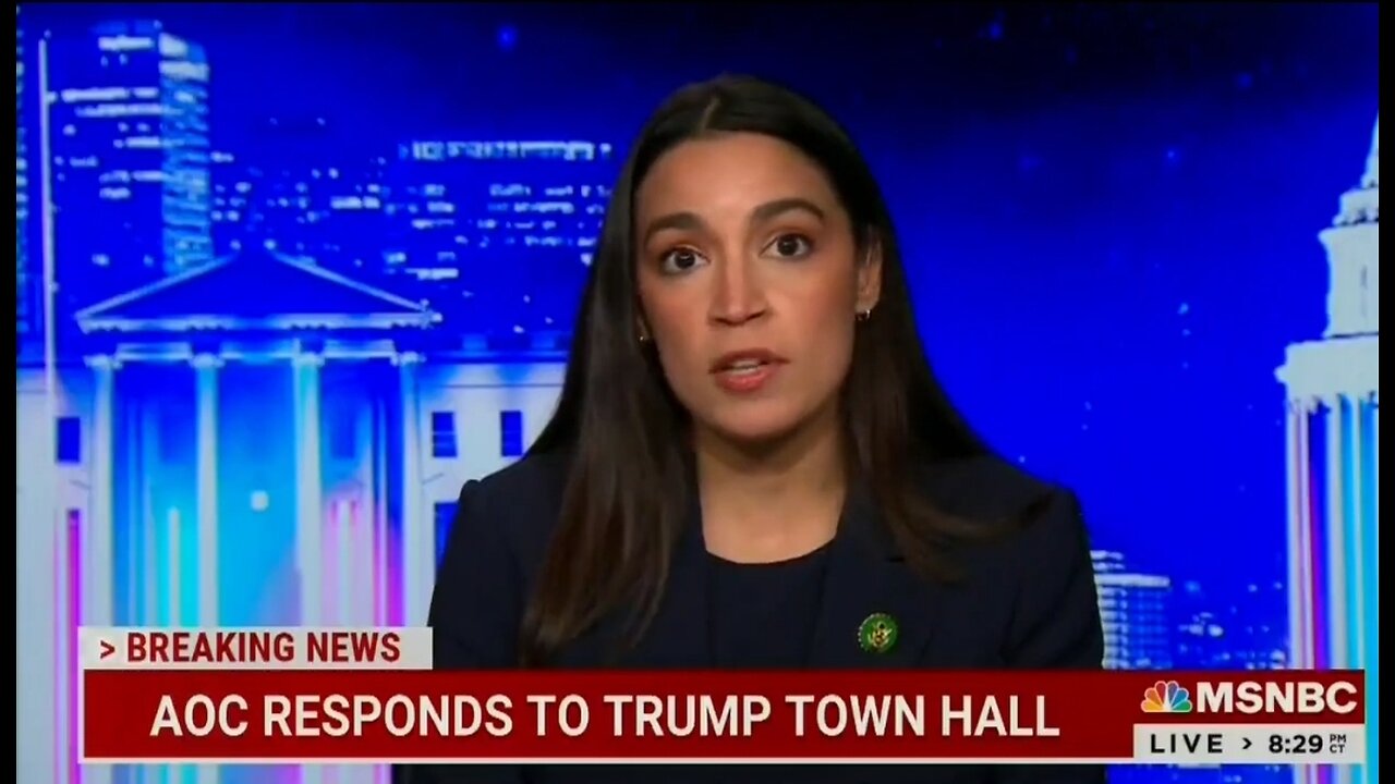 AOC TRIGGERED Over Trump CNN Townhall