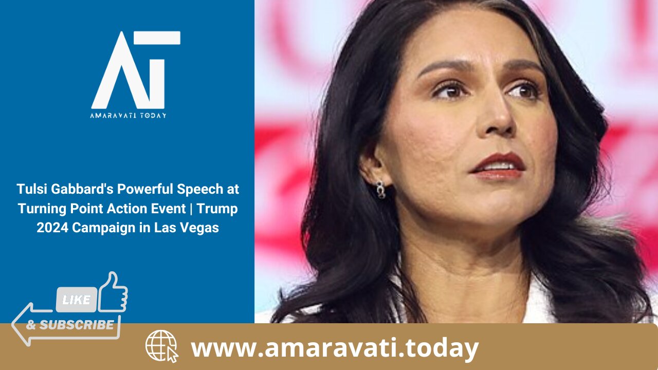 Tulsi Gabbard's Powerful Speech at Turning Point Action Event | Trump 2024 Campaign in Las Vegas