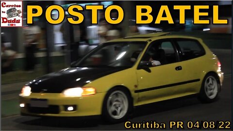 Posto Batel 04/08/22 Carrões do Dudu Curitiba PR BRASIL Dodge Charger MK7 LD Honda Civic Hatck MK5