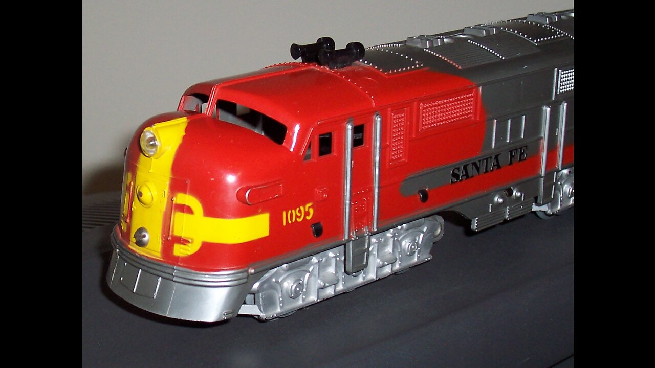 Marx #41831 Santa Fe Diesel E7 Freight Set