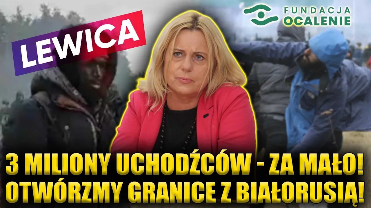 Pomagamy Ukraińcom? Lewica: ZA MAŁO! Przyjmijmy WIĘCEJ uchodźców! Otwórzmy granicę z Białorusią!