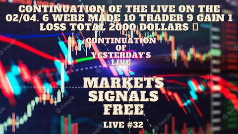 live operating crypto continuation of the live on the 02/04. 6 were made 10 trader 9 gain 1 loss total 2000 dollars 💵 week total 24117 thousand dollars 💵