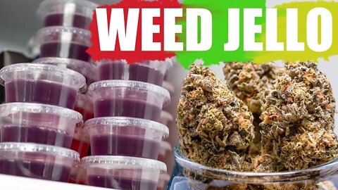 9000 MG THC! MARIJUANA JELLO SHOTS MADE WITH ROSIN PUCKS PT. 2!!