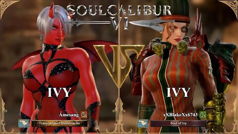 Ivy (Âmesang) VS Ivy (xXBlakeXx6743) (SoulCalibur™ VI: Online)