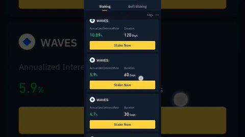 WAVES TOKEN 4MONTH BINANCE STAKING REWARD #cryptoinvesting #cryptostaking #stakingrewards #staking