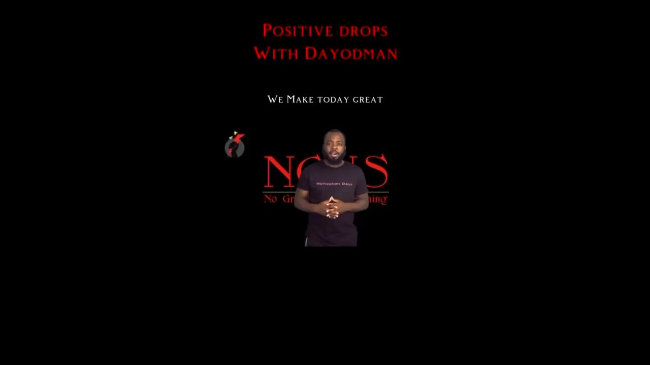 You Make Today Great #dayodman #motivation #eeyayyahh #motivationalspeaker #youregreat