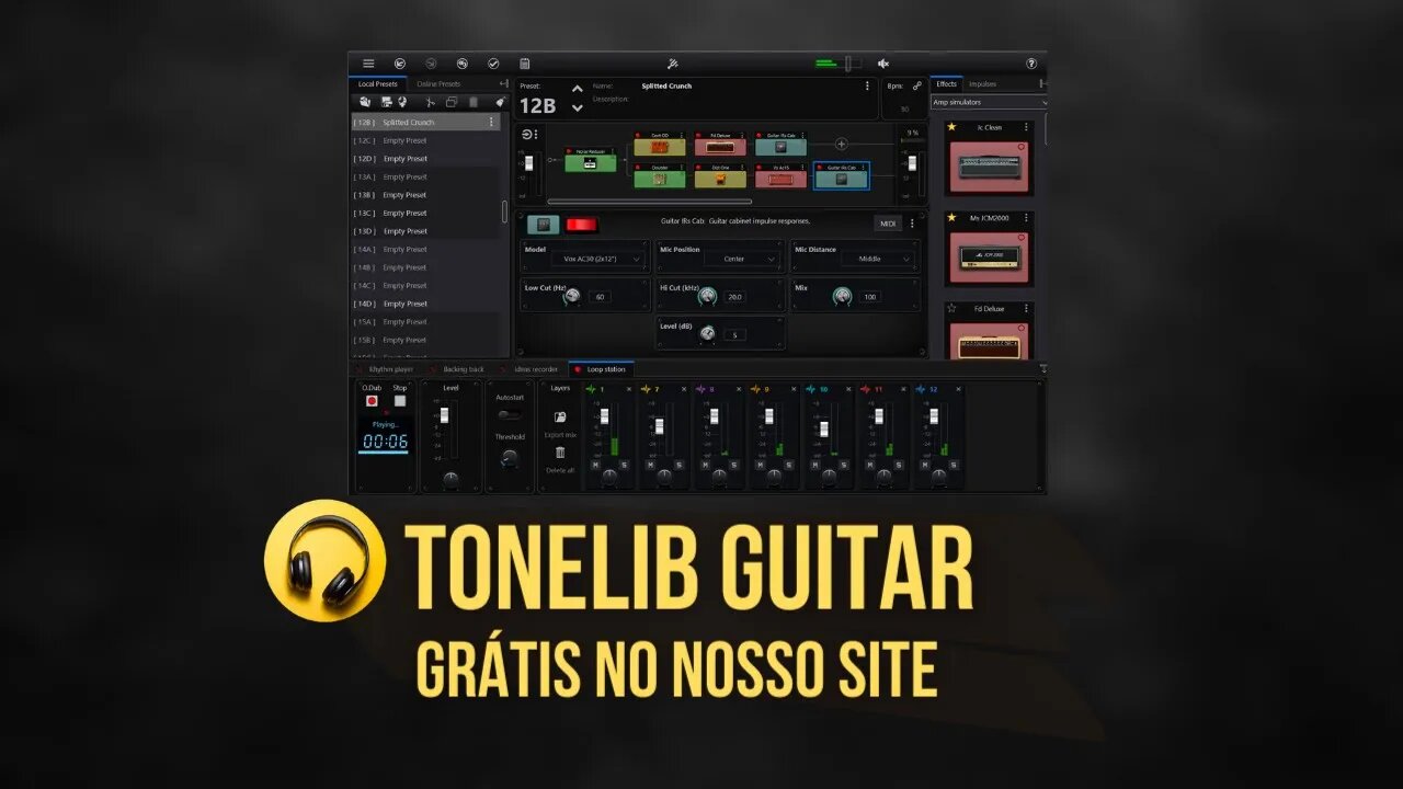 Vst Plugin Grátis (Tonelib Guitar)