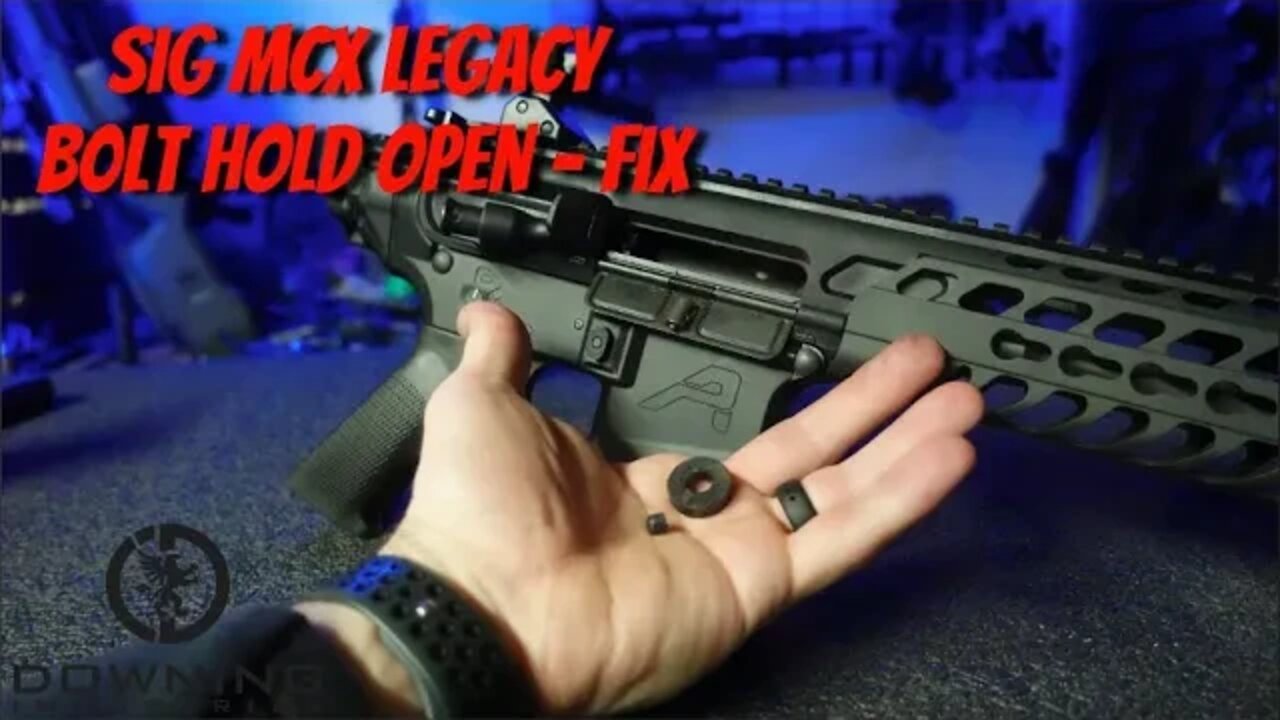 Sig MCX Legacy Bolt Hold Open - Fix