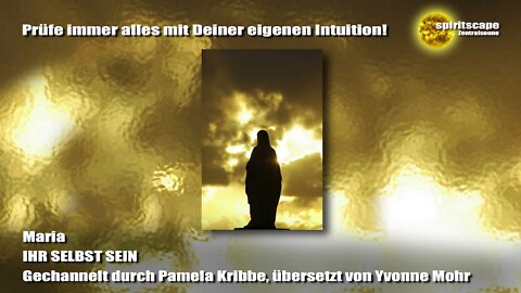 Maria – IHR SELBST SEIN