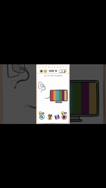 Brain Test Tricky Puzzles Level 79 Turn on the TV please.