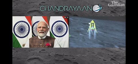 India's historic moon land