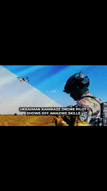 Ukrainian Kamikaze Drone Pilot Shows Off Amazing Skills
