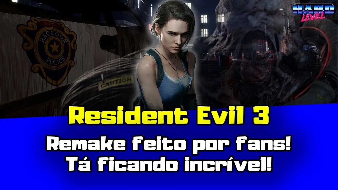 Resident Evil 3 - Um novo REMAKE está sendo desenvolvido! Confira imagens incríveis do projeto!