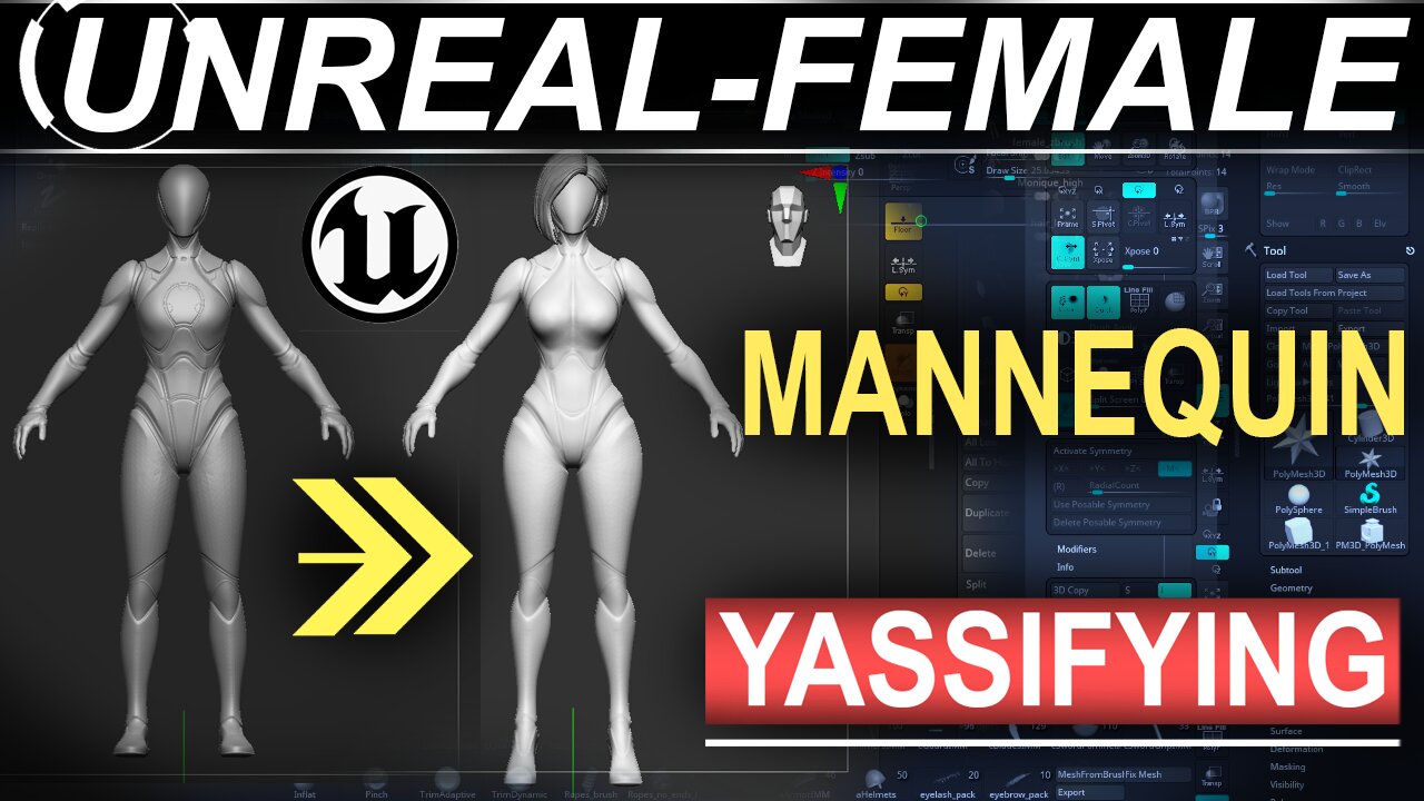 Making The Unreal 5 Mannequin HOTTER -