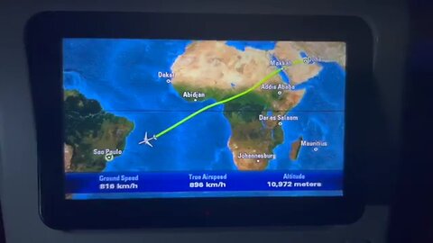 Quase 15 horas de voo!De Doha até São Paulo com a Qatar Airways