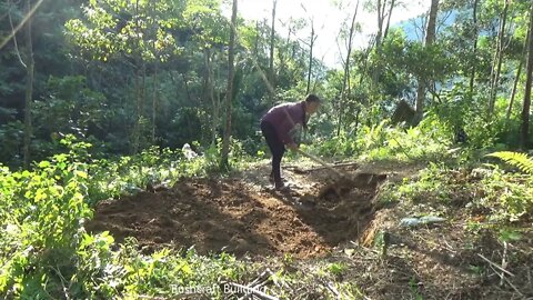 Build complete and warm survival shelter - bushwalk overnight in the wilderness)10