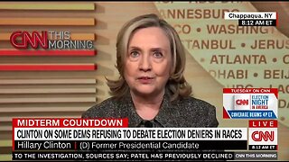 Hillary Claims Crime Is A Ginned Up Issue By GOP To Scare People