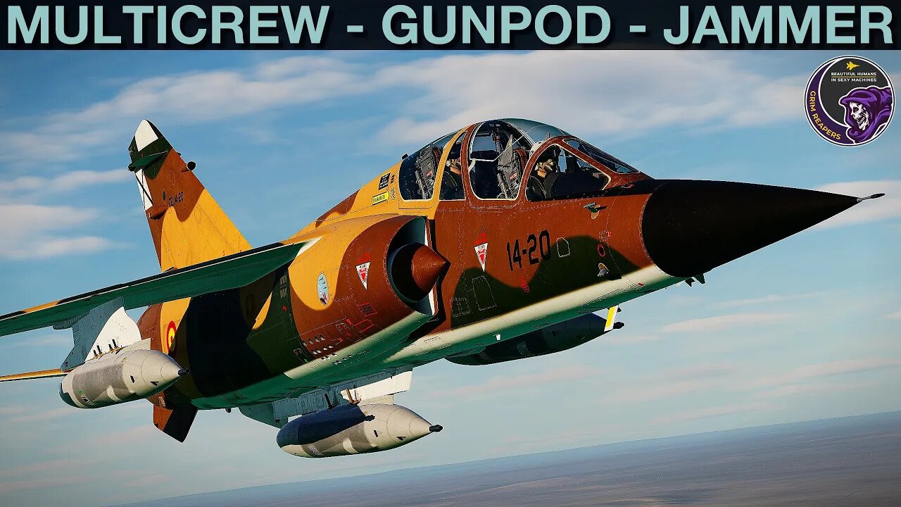 *NEW* Mirage F1BE/EE/CE: Multicrew, Gun Pods & ECM Jammer Tutorial | DCS