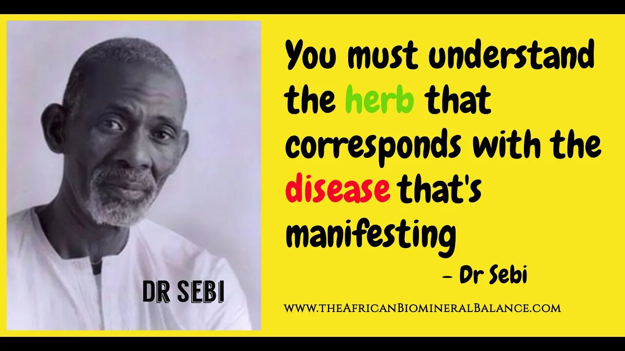 YOU MUST UNDERSTAND THE SCIENTIFIC ASPECT - DR SEBI