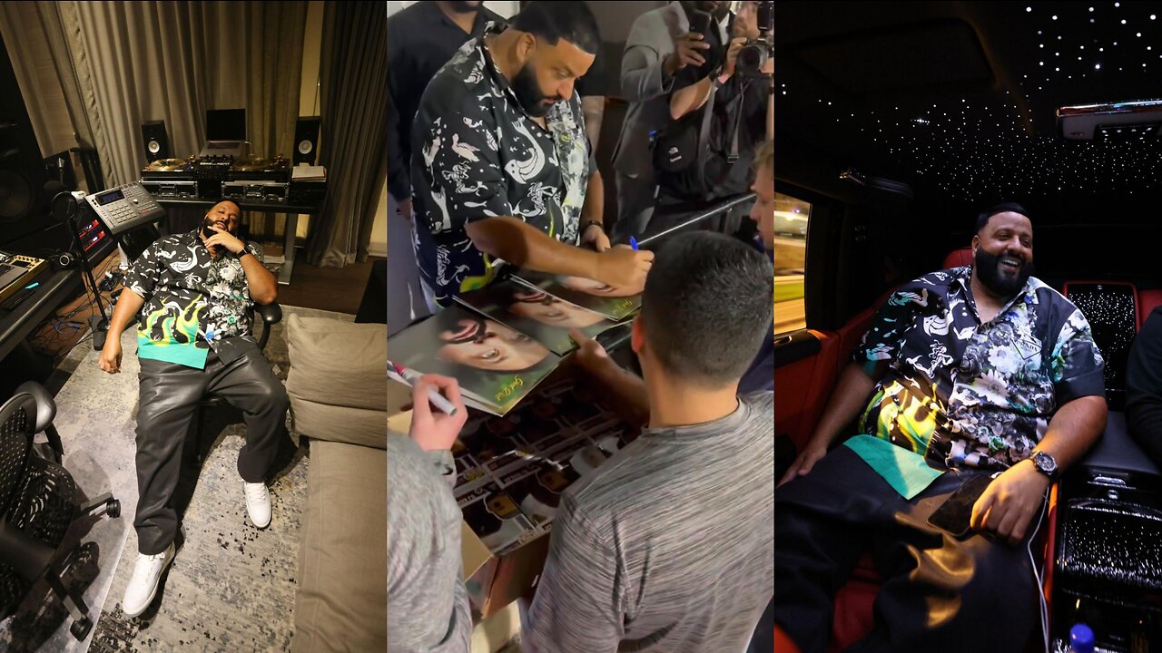 DJ Khaled's Autograph Adventure: Meeting Fans & Spreading Love!