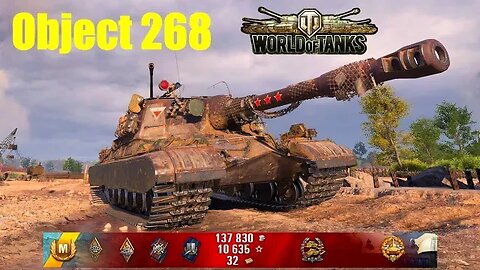 Object 268, 10K Damage, 3 Kills, Berlin - World of Tanks