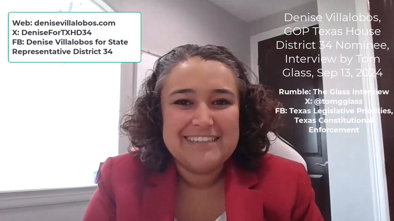 Denise Villalobos - GOP Texas House Nominee for HD 43 Interview