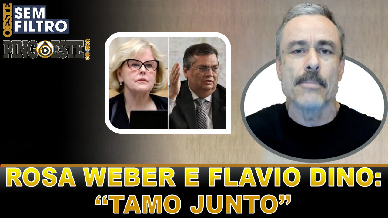 Rosa Weber STF e Flávio Dino SOCIALISTA juntos e de mãos dadas [GUILHERME FIUZA]