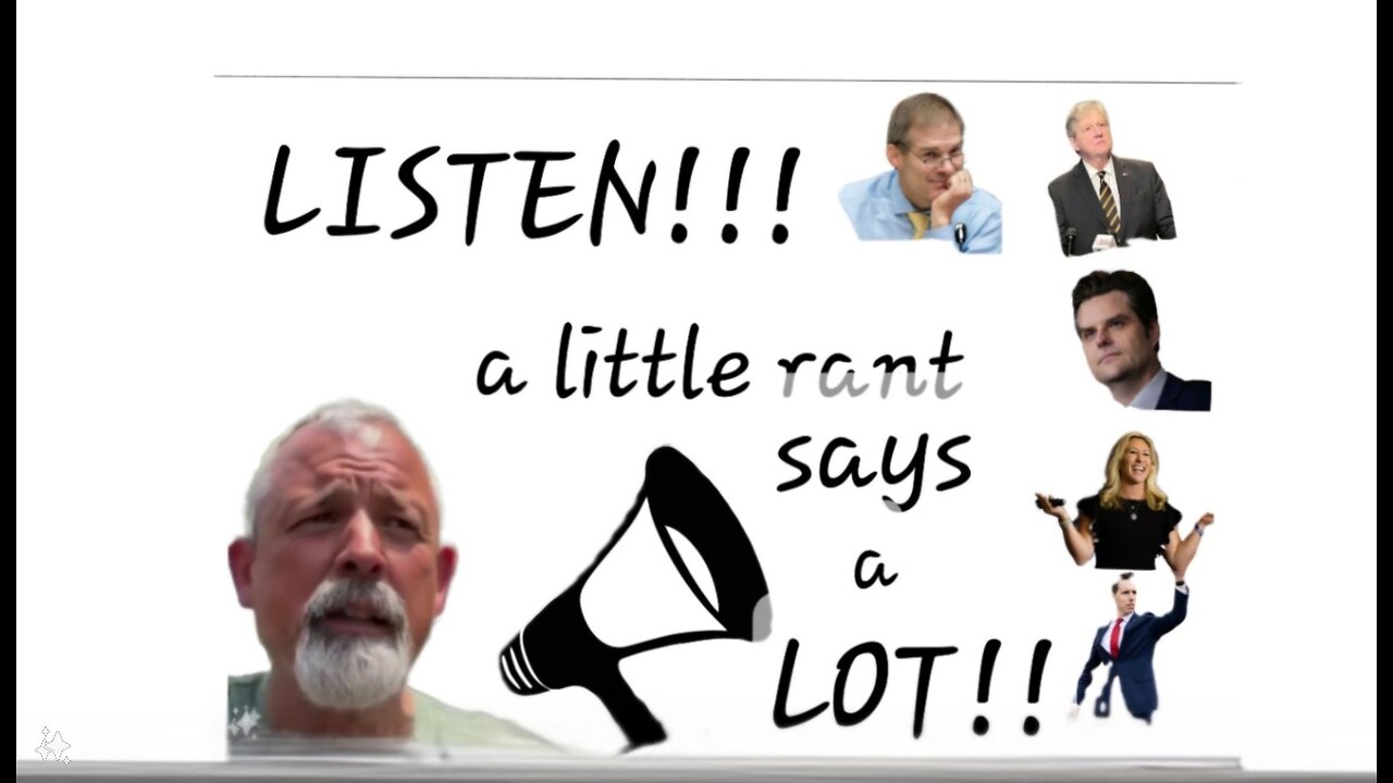 A little rant says a lot!!