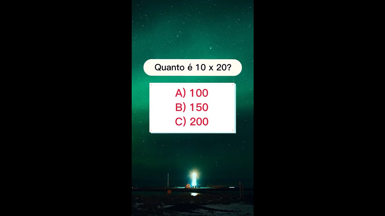 Acertou todas?