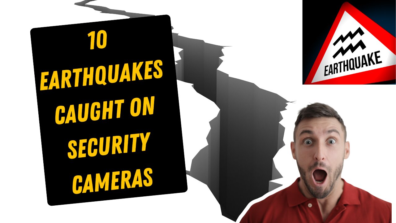 10 Earthquakes Caught On Security Cameras - Unbelievable Footage!