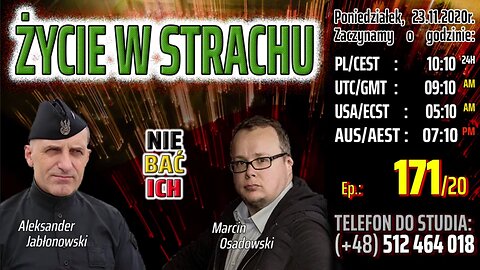 ŻYCIE W STRACHU - Olszański, Osadowski NPTV (23.11.2020)
