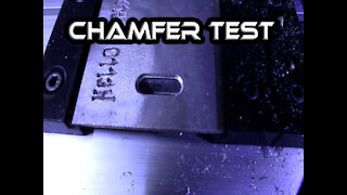 3018 CNC Aluminum Chamfer Test In Fusion 360