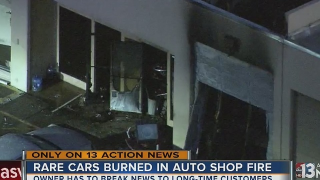 Fire destroys over a dozen classic cars