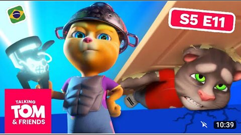 Talking Tom & Friends (Episódio 11) - Temporada 5° Dia da pegadinha / Dublado