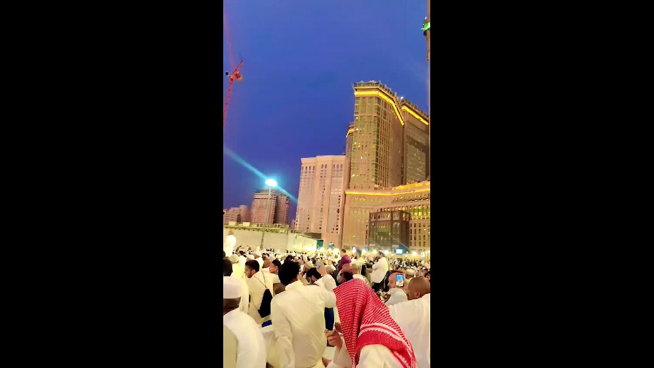 Beautiful view of Allah's house