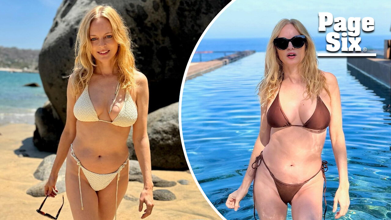 Heather Graham, 54, 'celebrates spring' with multiple bikinis on Mexico vacation