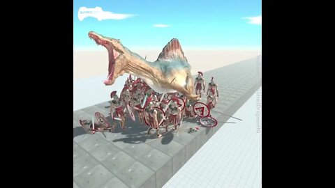 SKY BRIDGE SPARTAN ARMY vs EVERY UNIT - Animal Revolt Battle Simulator