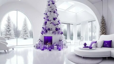 Candy Coated Minimalist Christmas Design Decor Ideas and Inspiration "Purple"