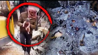 Newborn Baby Rescued From Earthquake Rubble