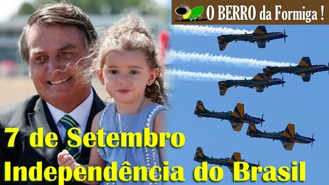 Esquadrilha da Fumaça e Bolsonaro fazem linda festa de 7 de Setembro