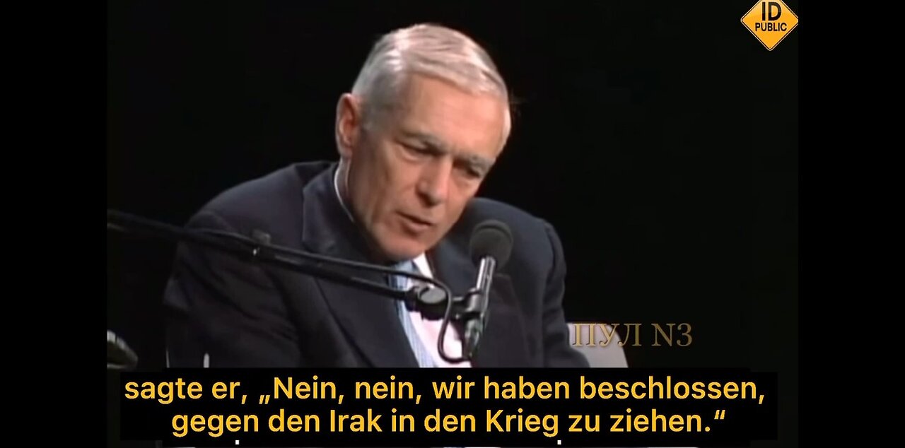 General Wesley Clark 2007 zur US-Aussenpolitik