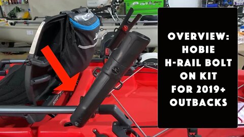 2019+ Hobie Outback Bolt on H-Rail Kit Overview