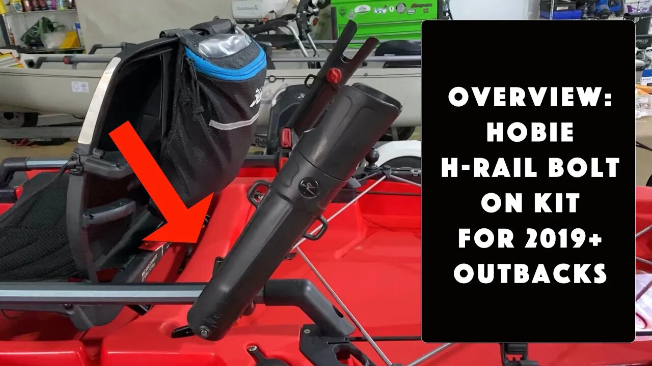 2019+ Hobie Outback Bolt on H-Rail Kit Overview