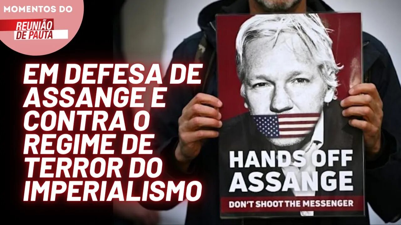 Manifestação pela liberdade de Assange em Londres | Momentos do Reunião de Pauta