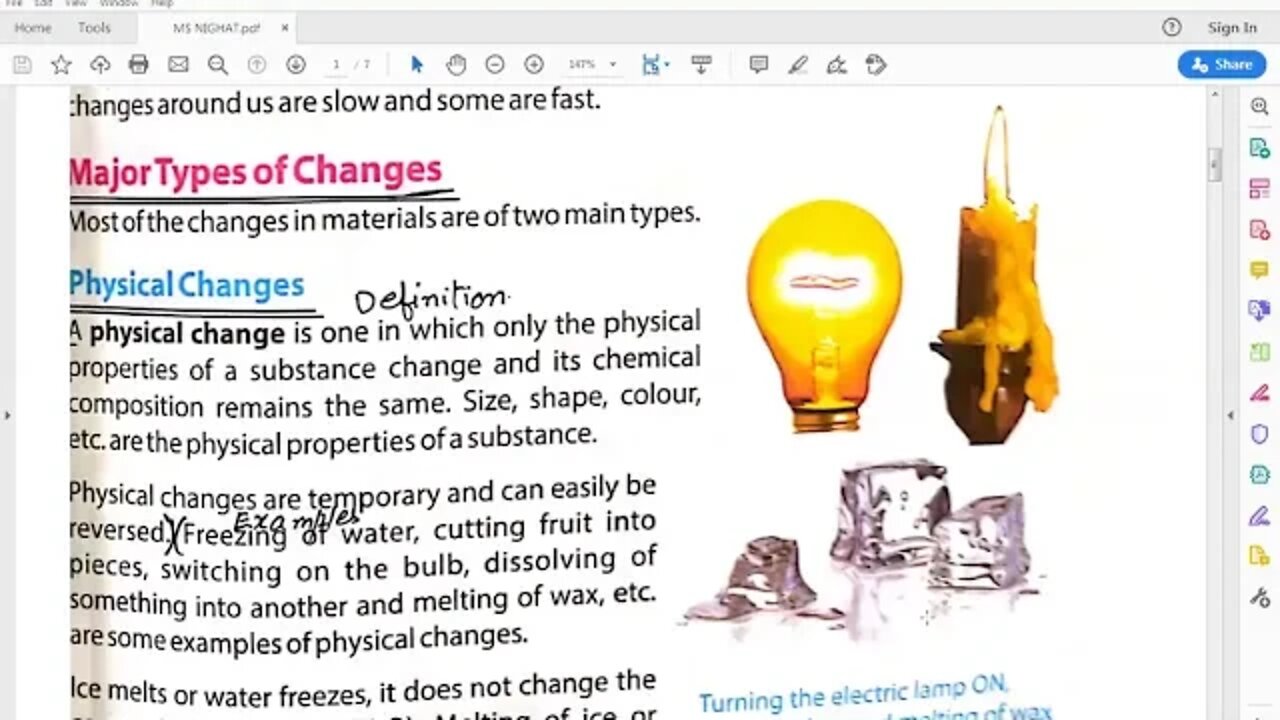Class 7th Science Ch 8 13 07 2020