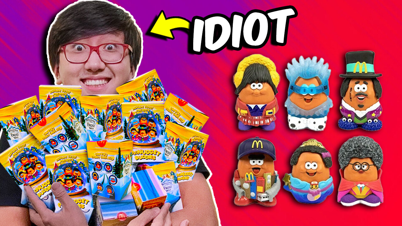 IDIOT Spends $300 on McDonalds TOYS