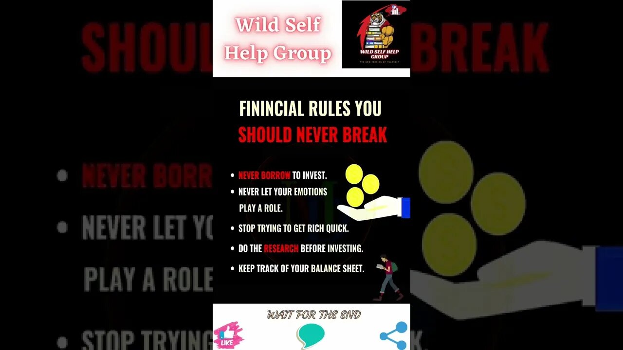 🔥Financial rules you should never break🔥#shorts🔥#wildselfhelpgroup🔥29 July 2022🔥